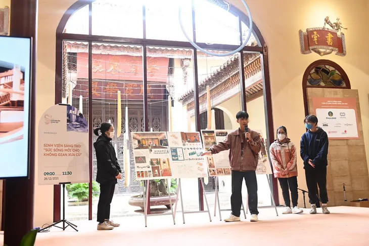 Sinh viên kiến trúc Hà Nội thổi hồn vào kiến trúc cổ - Ảnh 3. Sinh viên kiến trúc Hà Nội thổi hồn vào kiến trúc cổ - Ảnh 3.