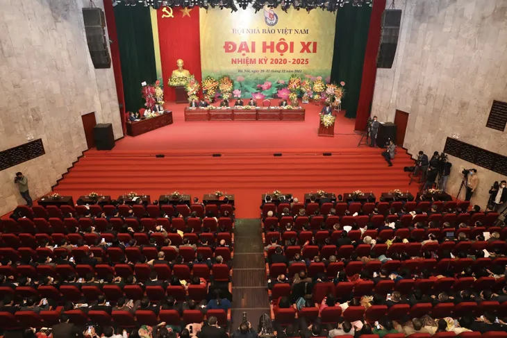 Khai mạc Đại hội lần thứ XI Hội Nhà báo Việt Nam - Ảnh 1. Khai mạc Đại hội lần thứ XI Hội Nhà báo Việt Nam - Ảnh 1.