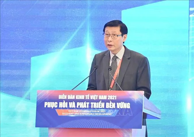 Diễn đàn Kinh tế Việt Nam 2021: Cân nhắc chia chính sách tài khoá và tiền tệ thành 3 giai đoạn - Ảnh 2. Diễn đàn Kinh tế Việt Nam 2021: Cân nhắc chia chính sách tài khoá và tiền tệ thành 3 giai đoạn - Ảnh 2.