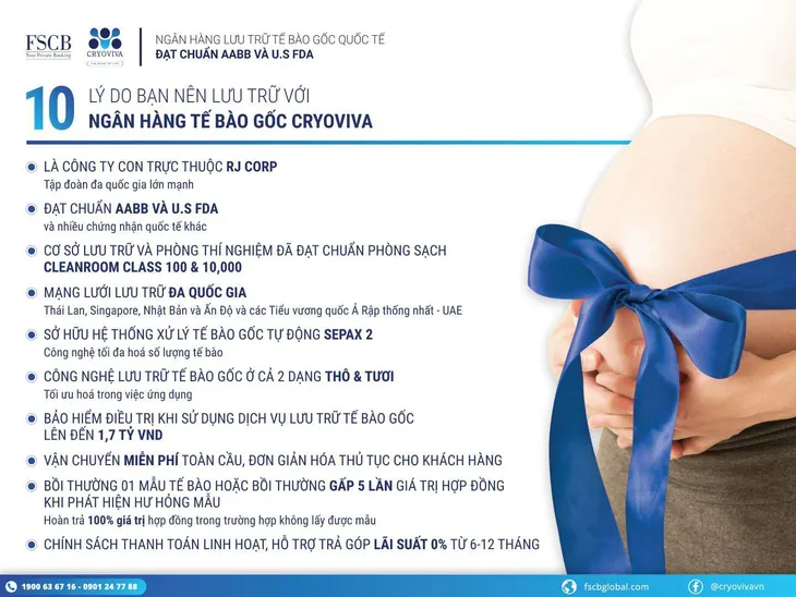 FSCB Cryoviva Vietnam - Ngân hàng lưu trữ tiên phong của Cryoviva tại Việt Nam - Ảnh 3. FSCB Cryoviva Vietnam - Ngân hàng lưu trữ tiên phong của Cryoviva tại Việt Nam - Ảnh 3.