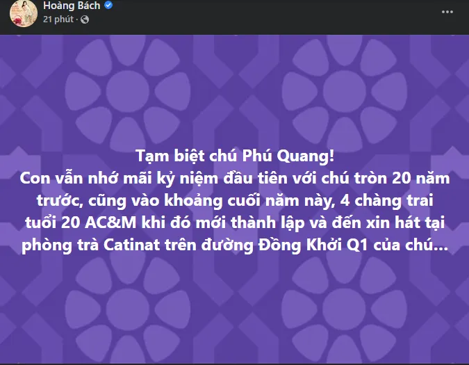 Nghệ sĩ Việt vĩnh biệt nhạc sĩ Phú Quang - Ảnh 5. Nghệ sĩ Việt vĩnh biệt nhạc sĩ Phú Quang - Ảnh 5.