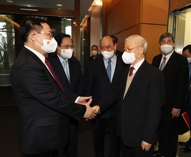 Khai mạc Hội nghị cán bộ toàn quốc quán triệt, triển khai thực hiện Kết luận và Quy định của Ban Chấp hành TW về xây dựng, chỉnh đốn Đảng - Ảnh 1. Khai mạc Hội nghị cán bộ toàn quốc quán triệt, triển khai thực hiện Kết luận và Quy định của Ban Chấp hành TW về xây dựng, chỉnh đốn Đảng - Ảnh 1.