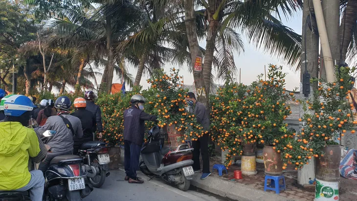 Người dân Hà Nội hối hả mang hoa về nhà trong ngày cuối của năm Âm lịch - Ảnh 8. Người dân Hà Nội hối hả mang hoa về nhà trong ngày cuối của năm Âm lịch - Ảnh 8.