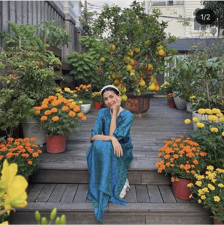 Hà Hồ khoe ảnh Tết siêu đáng yêu của gia đình, Hà Tăng truyền thống với áo dài hồng - Ảnh 5. Hà Hồ khoe ảnh Tết siêu đáng yêu của gia đình, Hà Tăng truyền thống với áo dài hồng - Ảnh 5.