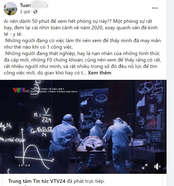 Tạp chí Kinh tế đặc biệt: Bất phương trình trong đại dịch nhận bão phản hồi từ khán giả - Ảnh 4. Tạp chí Kinh tế đặc biệt: Bất phương trình trong đại dịch nhận bão phản hồi từ khán giả - Ảnh 4.