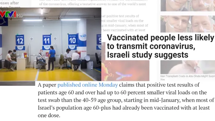 Kết quả tiêm vaccine ngừa COVID-19 đầy hứa hẹn tại Israel - Ảnh 1. Kết quả tiêm vaccine ngừa COVID-19 đầy hứa hẹn tại Israel - Ảnh 1.