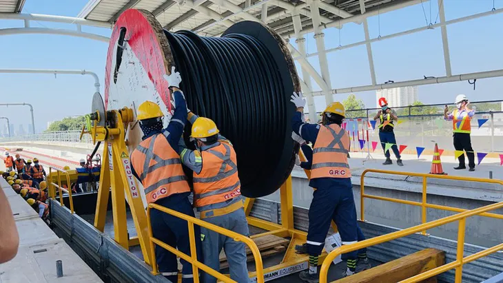 Thi công hệ thống cấp điện toàn tuyến metro Bến Thành - Suối Tiên - Ảnh 1. Thi công hệ thống cấp điện toàn tuyến metro Bến Thành - Suối Tiên - Ảnh 1.