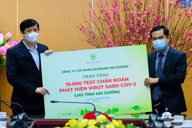 Ecopark dừng quảng cáo và sự kiện Tết để ủng hộ hàng tỷ đồng giúp Hải Dương chống COVID-19 - Ảnh 1. Ecopark dừng quảng cáo và sự kiện Tết để ủng hộ hàng tỷ đồng giúp Hải Dương chống COVID-19 - Ảnh 1.