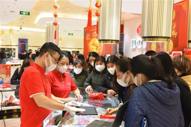 Không phải xếp hàng, vẫn mua được vàng Thần Tài nhanh chóng với eGold - Ảnh 1. Không phải xếp hàng, vẫn mua được vàng Thần Tài nhanh chóng với eGold - Ảnh 1.