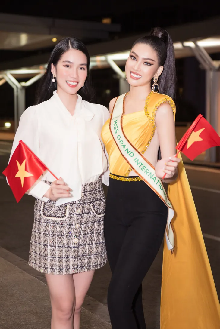 Á hậu Ngọc Thảo chính thức lên đường dự thi Miss Grand International - Ảnh 4. Á hậu Ngọc Thảo chính thức lên đường dự thi Miss Grand International - Ảnh 4.