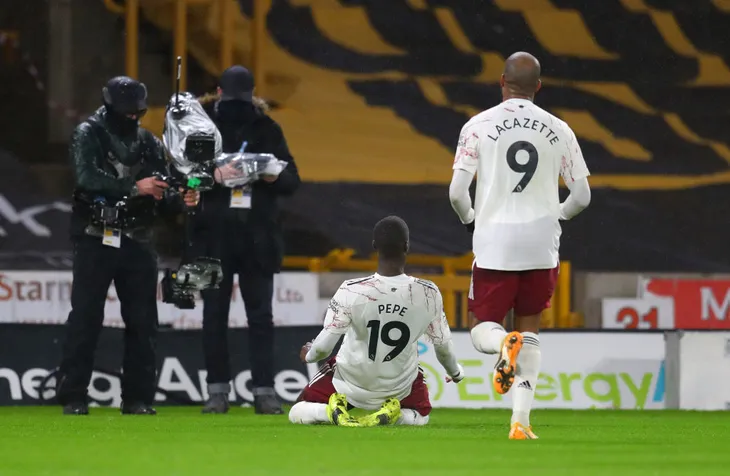 Wolves 2-1 Arsenal: 2 thẻ đỏ, Pháo thủ đứt mạch bất bại - Ảnh 3. Wolves 2-1 Arsenal: 2 thẻ đỏ, Pháo thủ đứt mạch bất bại - Ảnh 3.