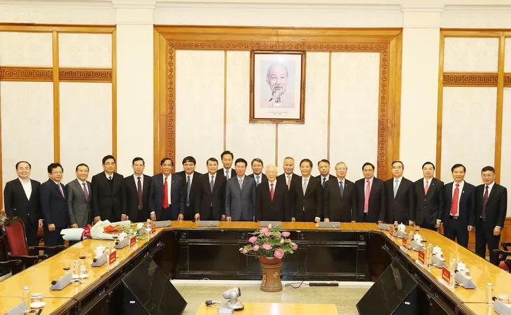Tổng Bí thư, Chủ tịch nước Nguyễn Phú Trọng trao Quyết định phân công Ủy viên Bộ Chính trị - Ảnh 5. Tổng Bí thư, Chủ tịch nước Nguyễn Phú Trọng trao Quyết định phân công Ủy viên Bộ Chính trị - Ảnh 5.