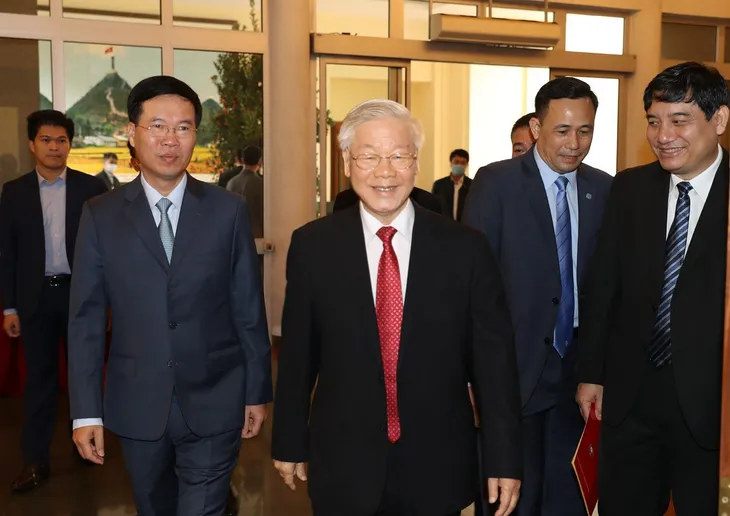 Tổng Bí thư, Chủ tịch nước Nguyễn Phú Trọng trao Quyết định phân công Ủy viên Bộ Chính trị - Ảnh 1. Tổng Bí thư, Chủ tịch nước Nguyễn Phú Trọng trao Quyết định phân công Ủy viên Bộ Chính trị - Ảnh 1.