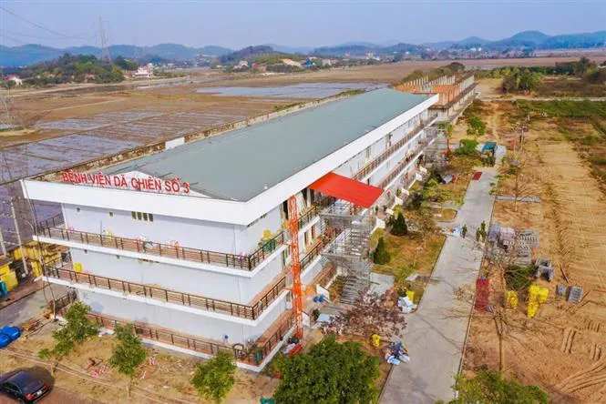 Bệnh viện dã chiến số 3 tại Hải Dương sẵn sàng tiếp nhận bệnh nhân COVID-19 - Ảnh 2. Bệnh viện dã chiến số 3 tại Hải Dương sẵn sàng tiếp nhận bệnh nhân COVID-19 - Ảnh 2.