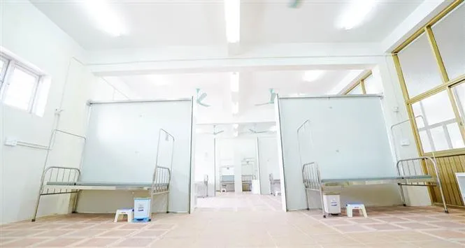 Bệnh viện dã chiến số 3 tại Hải Dương sẵn sàng tiếp nhận bệnh nhân COVID-19 - Ảnh 4. Bệnh viện dã chiến số 3 tại Hải Dương sẵn sàng tiếp nhận bệnh nhân COVID-19 - Ảnh 4.
