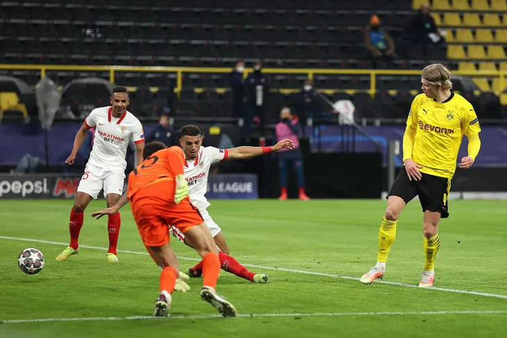 Erling Haaland lập kỉ lục tại Champions League - Ảnh 1. Erling Haaland lập kỉ lục tại Champions League - Ảnh 1.