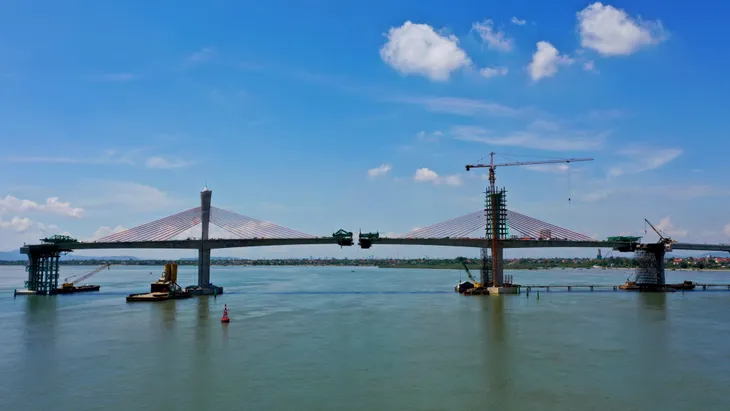 Cầu Cửa Hội chính thức được đưa vào sử dụng từ ngày 15/3 - Ảnh 1. Cầu Cửa Hội chính thức được đưa vào sử dụng từ ngày 15/3 - Ảnh 1.
