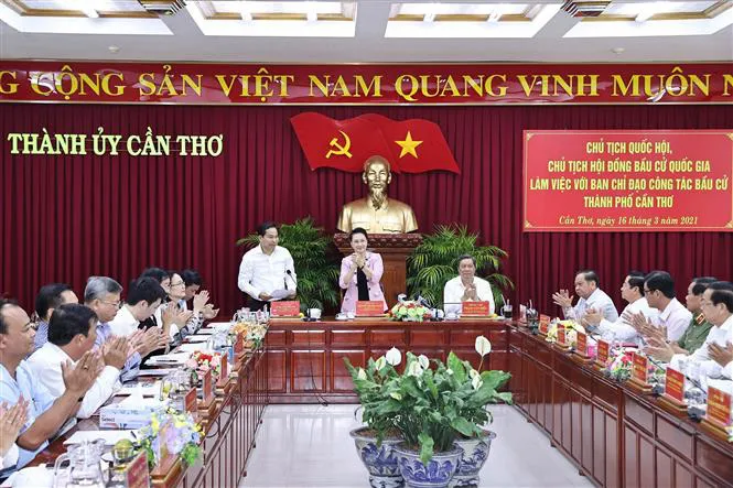 Triển khai tốt các chỉ đạo trong công tác bầu cử - Ảnh 1. Triển khai tốt các chỉ đạo trong công tác bầu cử - Ảnh 1.