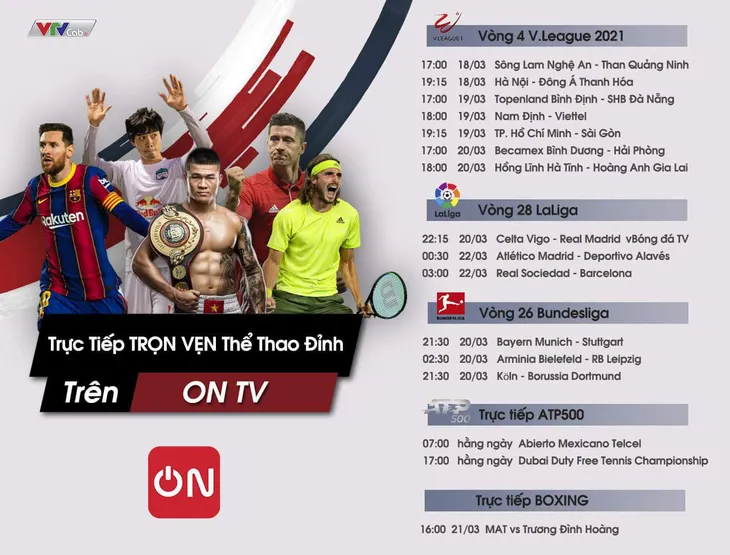 V. League, Giải hạng nhất Quốc gia và trận cầu đỉnh cao không thể bỏ lỡ trên VTVcab - Ảnh 3.