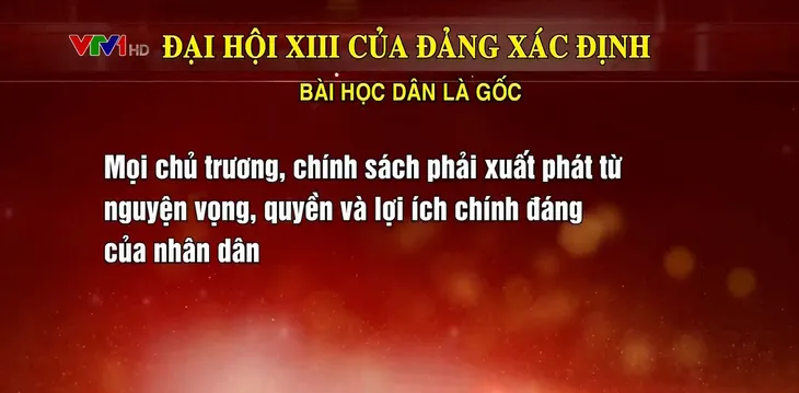 Đại hội XIII và bài học lấy dân là gốc - Ảnh 1. Đại hội XIII và bài học lấy dân là gốc - Ảnh 1.