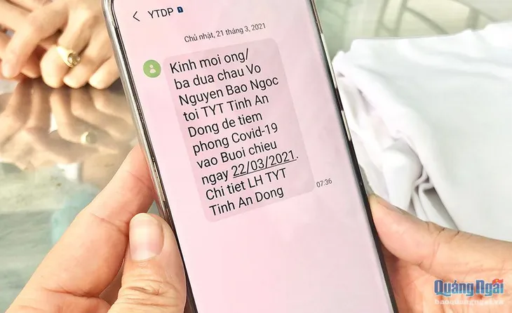 Nhận được tin nhắn đi tiêm phòng COVID-19, nhưng là tin giả - Ảnh 1.
