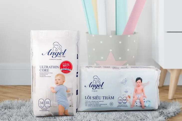 Tã bỉm Angel - Thương hiệu bỉm cao cấp của trẻ em Việt - Ảnh 1.