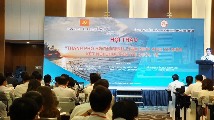 TP Hồ Chí Minh phát triển kinh tế gắn với đô thị biển - Ảnh 1. TP Hồ Chí Minh phát triển kinh tế gắn với đô thị biển - Ảnh 1.