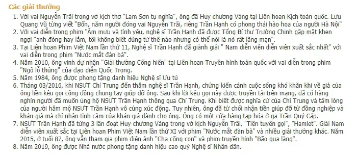 Những vai diễn khắc khổ gây ấn tượng của NSND Trần Hạnh - Ảnh 6. Những vai diễn khắc khổ gây ấn tượng của NSND Trần Hạnh - Ảnh 6.
