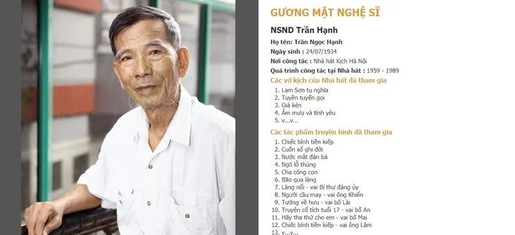 Những vai diễn khắc khổ gây ấn tượng của NSND Trần Hạnh - Ảnh 5. Những vai diễn khắc khổ gây ấn tượng của NSND Trần Hạnh - Ảnh 5.