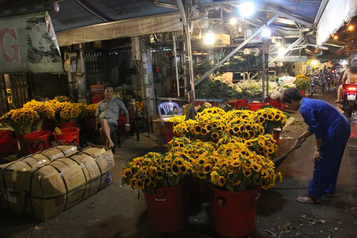 Tiểu thương chợ hoa lớn nhất TP Hồ Chí Minh lo cảnh người đông, khách vắng dịp lễ 8/3 - Ảnh 4. Tiểu thương chợ hoa lớn nhất TP Hồ Chí Minh lo cảnh người đông, khách vắng dịp lễ 8/3 - Ảnh 4.