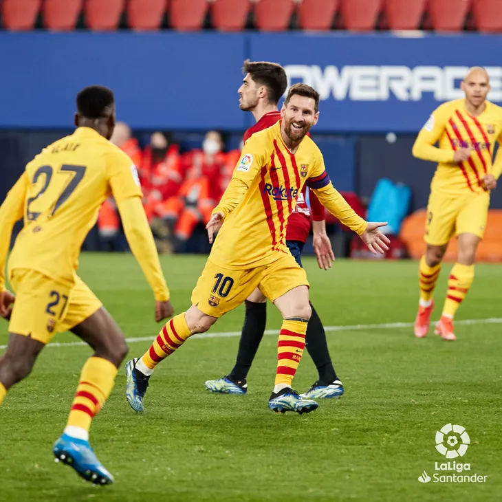 Osasuna 0-2 Barcelona: Leo Messi lập cú đúp kiến tạo, Barca thắng dễ Osasuna - Ảnh 3. Osasuna 0-2 Barcelona: Leo Messi lập cú đúp kiến tạo, Barca thắng dễ Osasuna - Ảnh 3.