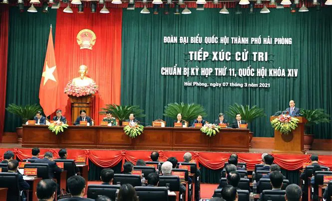 Thủ tướng: Hải Phòng cần có quyết tâm mới và đạt những cột mốc mới trong phát triển - Ảnh 1. Thủ tướng: Hải Phòng cần có quyết tâm mới và đạt những cột mốc mới trong phát triển - Ảnh 1.