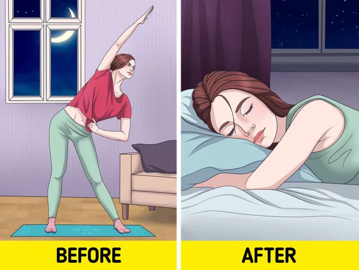 Lợi ích không ngờ khi tập thể dục trước khi đi ngủ - Ảnh 2. Lợi ích không ngờ khi tập thể dục trước khi đi ngủ - Ảnh 2.