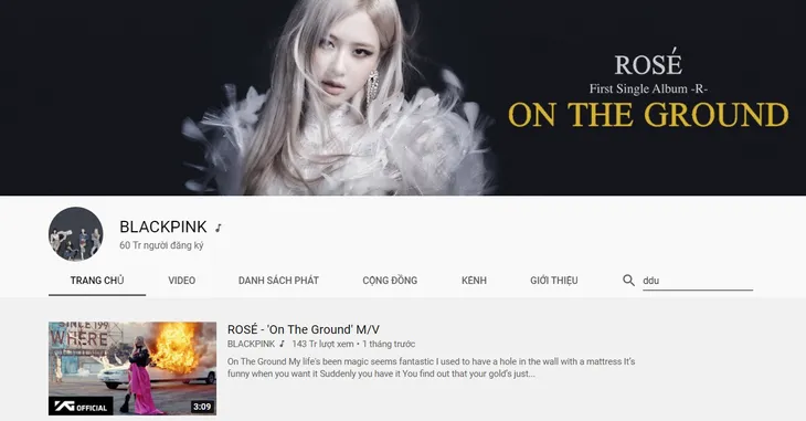 Kênh YouTube của Blackpink vượt mốc 60 triệu lượt theo dõi - Ảnh 1. Kênh YouTube của Blackpink vượt mốc 60 triệu lượt theo dõi - Ảnh 1.