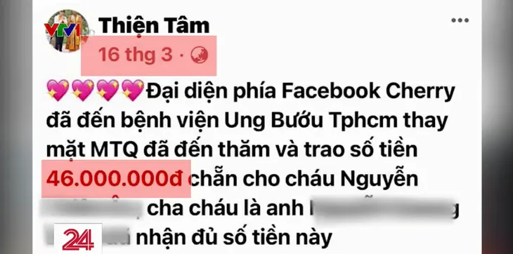 Giả mạo Facebook của người làm từ thiện lâu năm để trục lợi từ người bệnh - Ảnh 1. Giả mạo Facebook của người làm từ thiện lâu năm để trục lợi từ người bệnh - Ảnh 1.