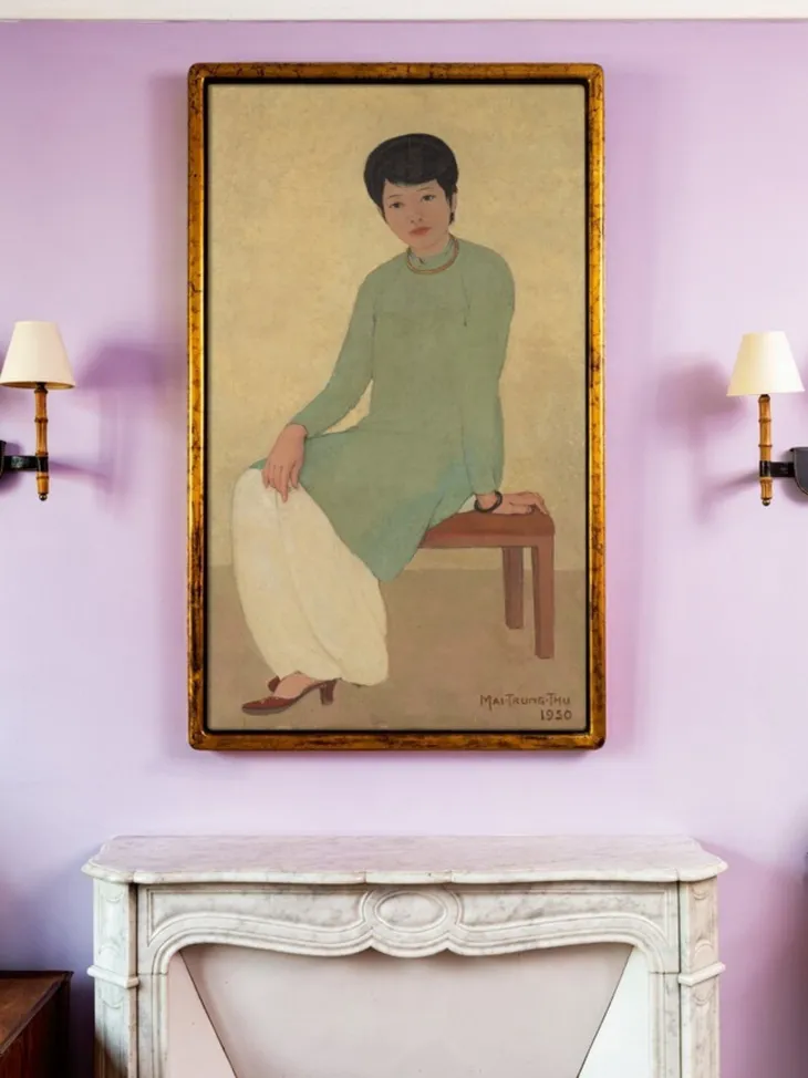 Bức họa Portrait de Mademoiselle Phuong giá 3,1 triệu USD có gì đặc biệt? - Ảnh 2. Bức họa Portrait de Mademoiselle Phuong giá 3,1 triệu USD có gì đặc biệt? - Ảnh 2.