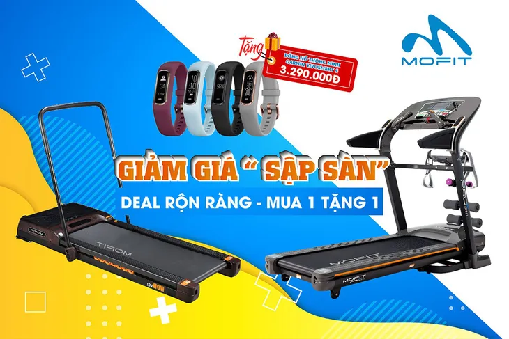 Chào hè 2021, Thể thao Mofit ưu đãi lớn máy chạy bộ gia đình - Ảnh 1.