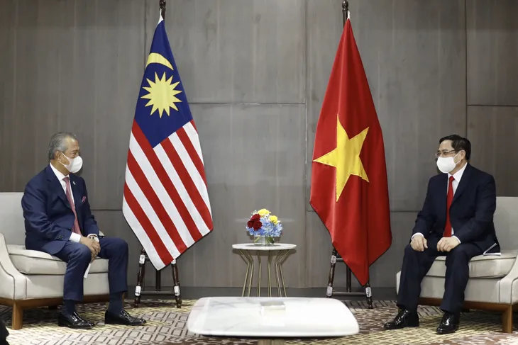Thủ tướng Chính phủ Phạm Minh Chính hội đàm Thủ tướng Campuchia, Singapore và Malaysia - Ảnh 2. Thủ tướng Chính phủ Phạm Minh Chính hội đàm Thủ tướng Campuchia, Singapore và Malaysia - Ảnh 2.