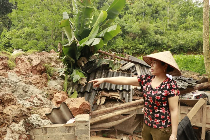 Sạt hồ chứa chất thải nhà máy tuyển quặng sắt - Ảnh 1. Sạt hồ chứa chất thải nhà máy tuyển quặng sắt - Ảnh 1.