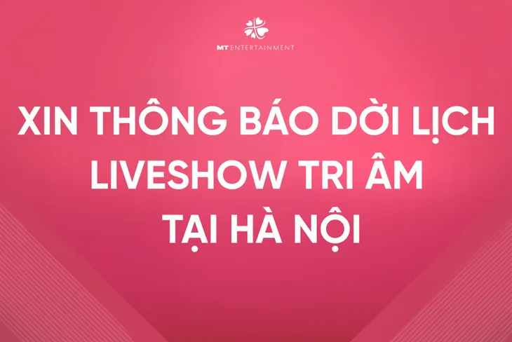 Mỹ Tâm hoãn show Tri Âm tại Hà Nội vì đại dịch, sẽ hoàn tiền nếu khán giả hủy vé - Ảnh 1. Mỹ Tâm hoãn show Tri Âm tại Hà Nội vì đại dịch, sẽ hoàn tiền nếu khán giả hủy vé - Ảnh 1.