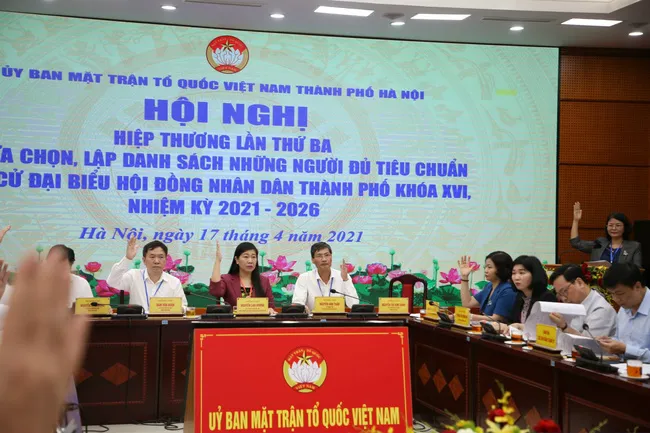 Danh sách chính thức 160 người ứng cử đại biểu HĐND TP Hà Nội nhiệm kỳ 2021-2026 - Ảnh 1. Danh sách chính thức 160 người ứng cử đại biểu HĐND TP Hà Nội nhiệm kỳ 2021-2026 - Ảnh 1.