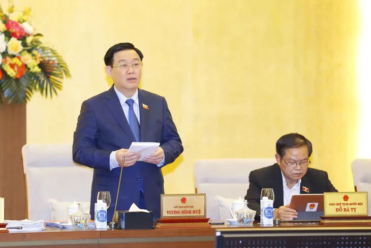 Ủy ban Thường vụ Quốc hội họp phiên đầu tiên sau khi kiện toàn nhân sự - Ảnh 1. Ủy ban Thường vụ Quốc hội họp phiên đầu tiên sau khi kiện toàn nhân sự - Ảnh 1.
