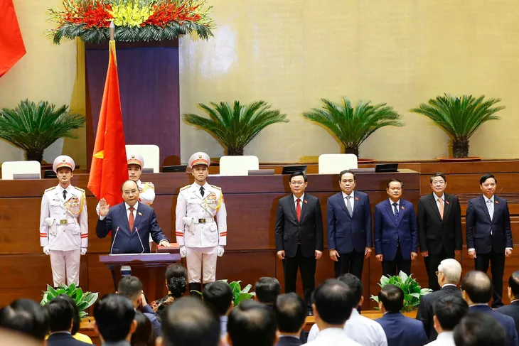 3 nhân sự lãnh đạo chủ chốt vừa được Quốc hội bầu - Ảnh 1. 3 nhân sự lãnh đạo chủ chốt vừa được Quốc hội bầu - Ảnh 1.