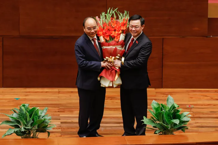 VIDEO: Chủ tịch nước Nguyễn Xuân Phúc tuyên thệ nhậm chức - Ảnh 2. VIDEO: Chủ tịch nước Nguyễn Xuân Phúc tuyên thệ nhậm chức - Ảnh 2.