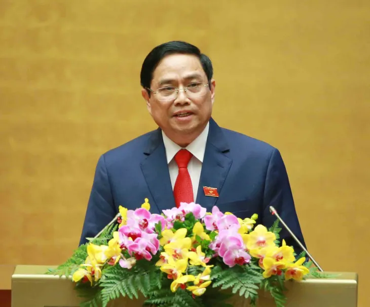 Tân Thủ tướng Phạm Minh Chính: Nguyện mang hết sức mình phụng sự Tổ quốc, phục vụ Nhân dân - Ảnh 2. Tân Thủ tướng Phạm Minh Chính: Nguyện mang hết sức mình phụng sự Tổ quốc, phục vụ Nhân dân - Ảnh 2.