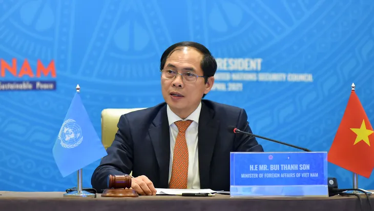 Bộ trưởng Bùi Thanh Sơn: Chưa có hòa bình bền vững chừng nào vết thương của chiến tranh chưa được chữa lành - Ảnh 1. Bộ trưởng Bùi Thanh Sơn: Chưa có hòa bình bền vững chừng nào vết thương của chiến tranh chưa được chữa lành - Ảnh 1.