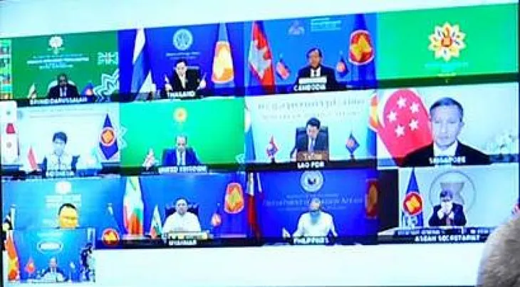 ASEAN và Anh bàn ứng phó COVID-19, phục hồi kinh tế bền vững - Ảnh 1. ASEAN và Anh bàn ứng phó COVID-19, phục hồi kinh tế bền vững - Ảnh 1.
