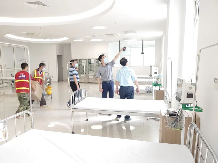 Bệnh viện dã chiến tại Bệnh viện Bạch Mai cơ sở 2 Hà Nam sẵn sàng tiếp nhận bệnh nhân COVID-19 - Ảnh 1. Bệnh viện dã chiến tại Bệnh viện Bạch Mai cơ sở 2 Hà Nam sẵn sàng tiếp nhận bệnh nhân COVID-19 - Ảnh 1.