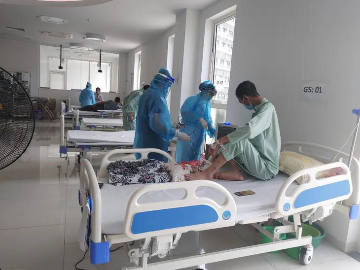 Hình ảnh mới nhất từ Bệnh viện dã chiến Bạch Mai cơ sở Hà Nam - Ảnh 3. Hình ảnh mới nhất từ Bệnh viện dã chiến Bạch Mai cơ sở Hà Nam - Ảnh 3.