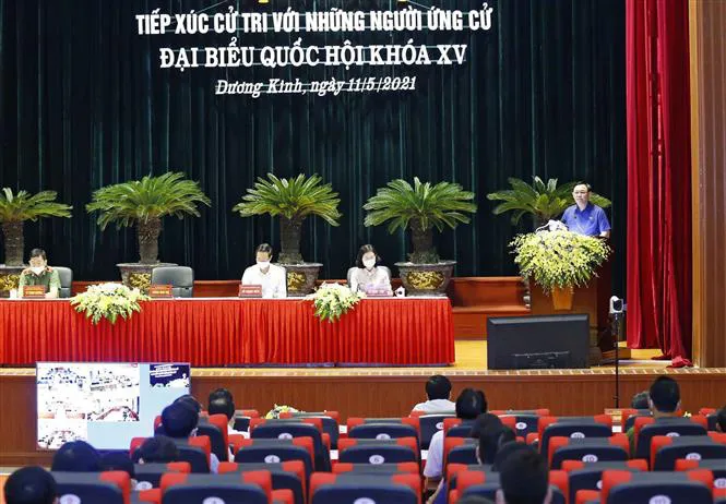 Chủ tịch Quốc hội Vương Đình Huệ: Đổi mới, bảo đảm Quốc hội là cơ quan đại biểu cao nhất của nhân dân - Ảnh 1. Chủ tịch Quốc hội Vương Đình Huệ: Đổi mới, bảo đảm Quốc hội là cơ quan đại biểu cao nhất của nhân dân - Ảnh 1.